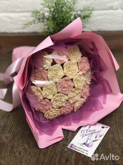 Съедобные букеты, шоколадные пельмени