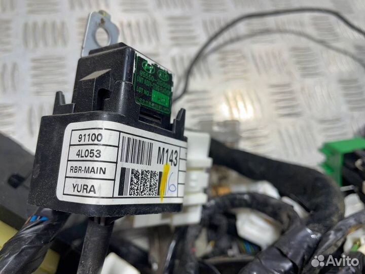 Проводка салона Hyundai Solaris 2013