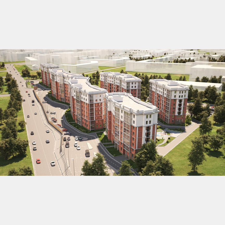 2-к. квартира, 68,3 м², 5/8 эт.