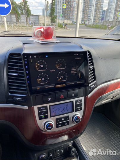 Магнитола topway Hyundai Santa Fe 2 3/32 Qled