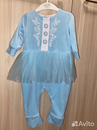 Новогодний Костюм снегурочки детский