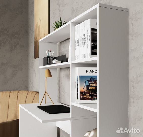 Компьютерный стол со стеллажом (Г: 123811)