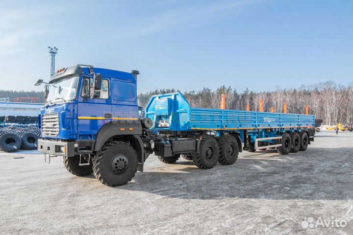 Полуприцеп бортовой УралСпецТранс ППБ 35Б-31-12К УСТ 9465, 2023