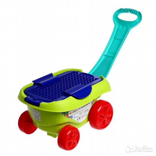 Конструктор 'Забавные животные', в тележке, 95 дет