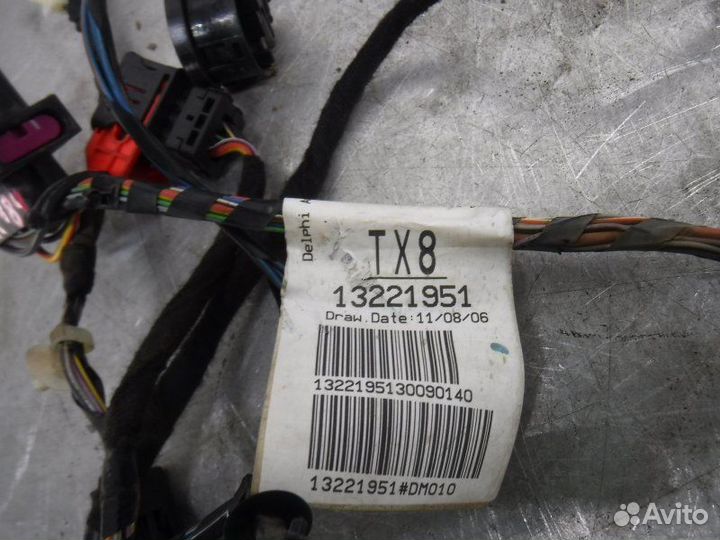 Проводка двери передняя левая Opel Corsa D Z12XEP