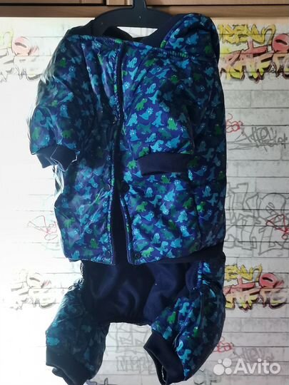 Зимний комбинезон для собаки 45см