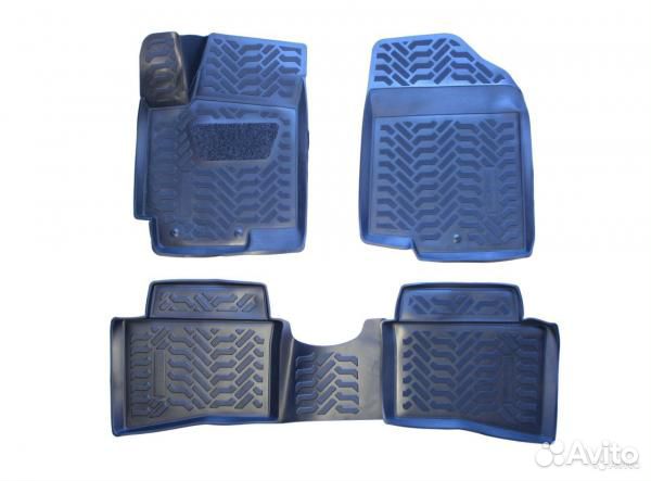 Ковры салона Kia Rio III 11- полиуретан 3D