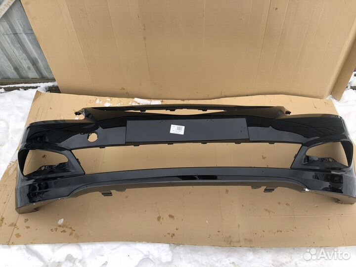 Бампер передний новый Solaris 1 2014-2017 черный