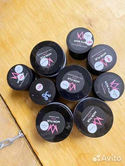 Гели для маникюра набор