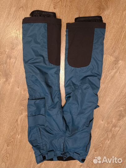 Утеплённые брюки reima на мальчика 146