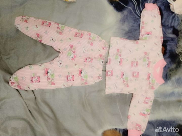 Детские вещи на девочку 0-6 месяцев
