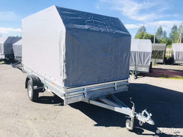 Прицеп мзса 3,5х1,8 с тентом
