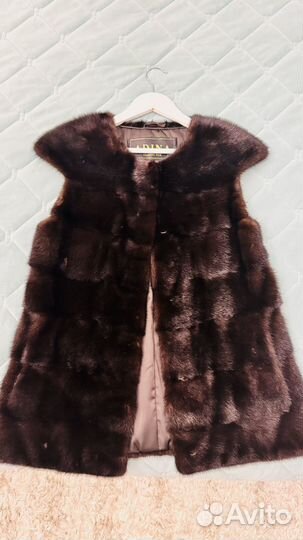 Жилетка меховая женская 42