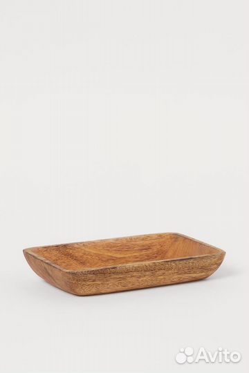 Поднос деревянный глубокий новый h&m