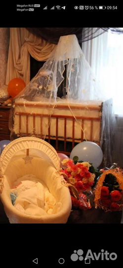 Балдахин в детскую кроватку