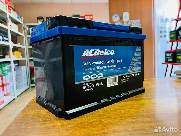 Аккумулятор 62 Ач ACDelco на Ford Opel Chevrolet