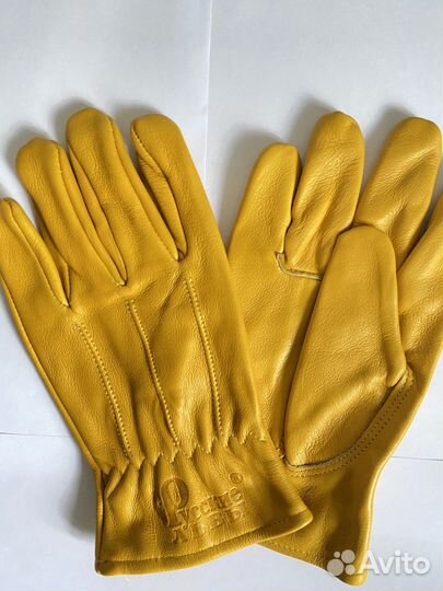 Перчатки рабочие кожаные