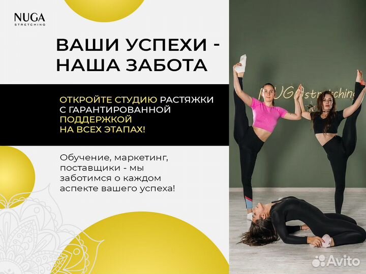 Франшиза студии растяжки nuga stretching