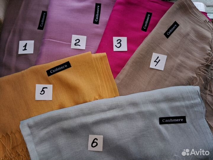 Палантины женские кашемировые новые