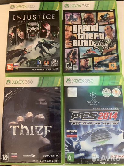 Диски на xbox 360 Gta 5 и еще 3 диска