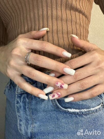 Маникюр с покрытием гель-лаком