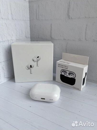 Airpods Pro 2 поколение / гарантия + чехол + шумка