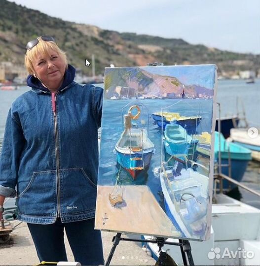 305 Симеиз. Скала Дива, художник - Анна Давыдченко