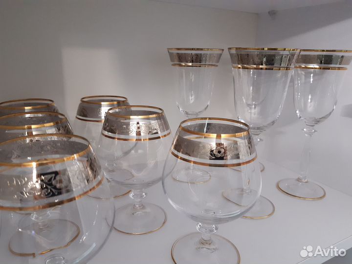 Фужеры богемия