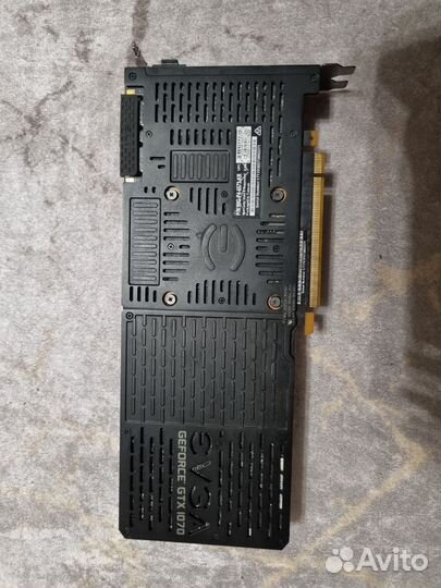 Видеокарта evga Nvidia GeForce GTX 1070 8GB