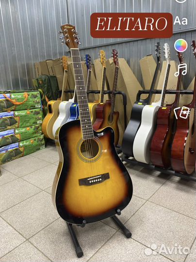 Акустическая гитара Elitaro 41 дюйм