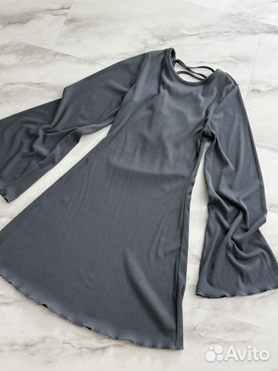 Платье в рубчик 42/44