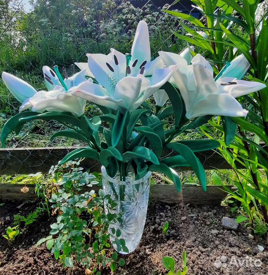 Лилия, розы