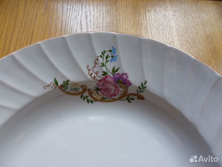 Фарфоровое Блюдо, Южноуральский фз, диаметр 30 см