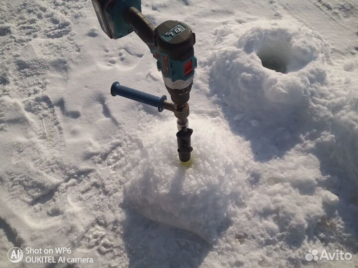 Шуруповерт для ледобура Абиден + 6аh 2шт акб