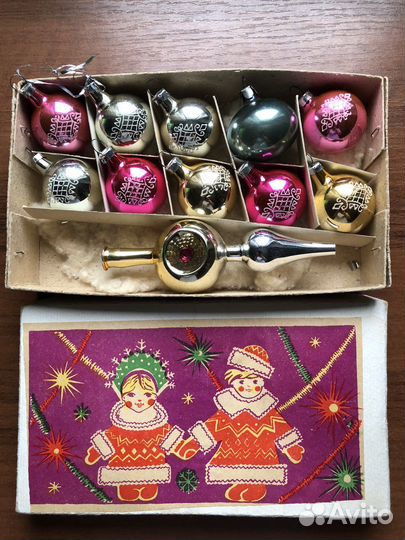 Елочные игрушки СССР