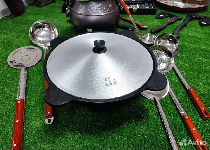 Казан чугунный узбекский