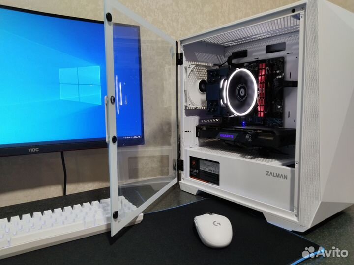 Игровой пк RTX 2060 super 1660 super R5 5500 новый