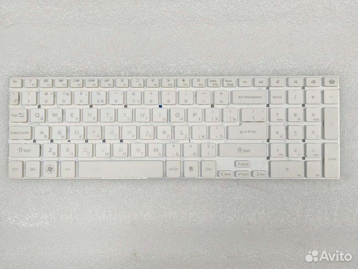 Клавиатура белая для ноутбука Packard bell LS11