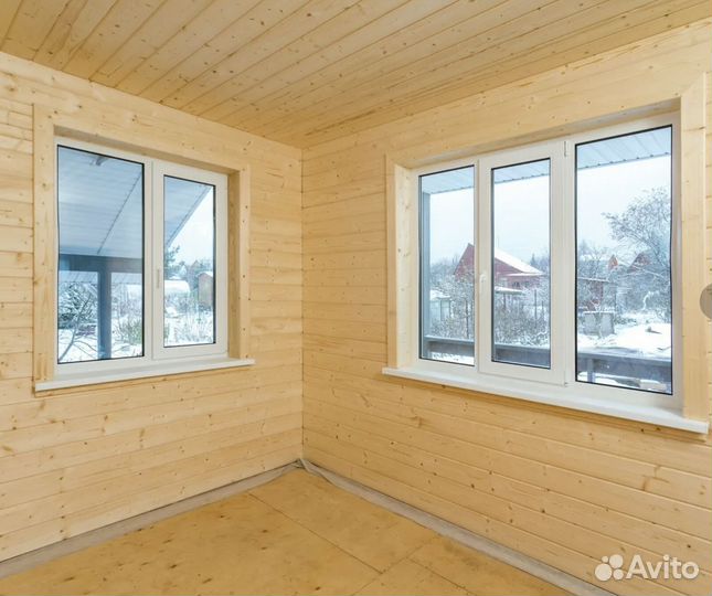 Деревянный дом 88м