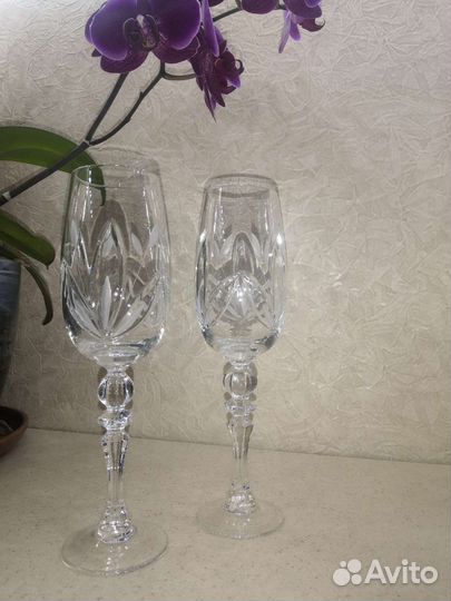 Фужеры хрустальные СССР