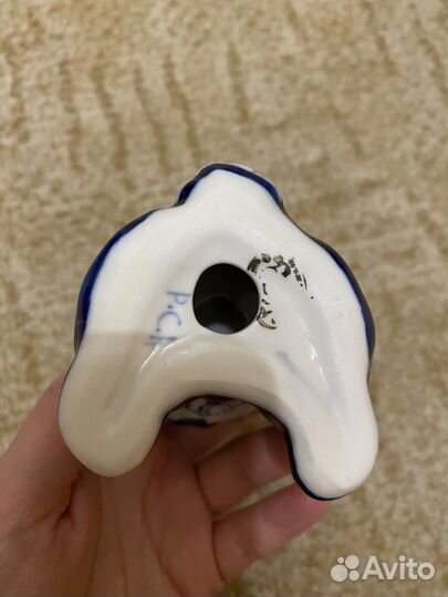 Фигурки гжель, статуэтка «Зайка», символ 2023 года