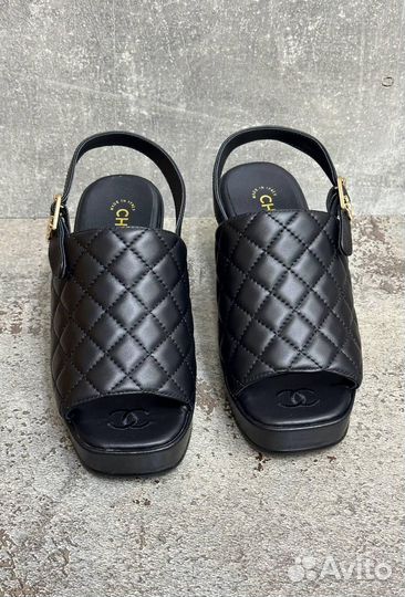 Мюли на каблуке Chanel