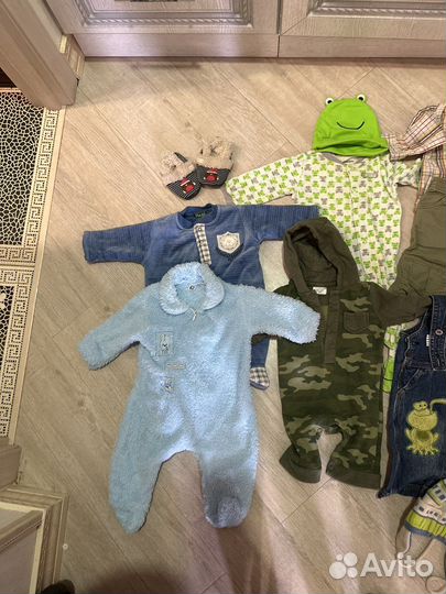 Пакет одежды для мальчика 3-6 месяцев