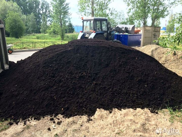 Земля плодородна, навоз коровий с доставкой