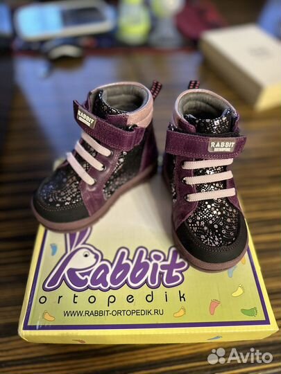Ботинки Rabbit для девочки, 21 размер