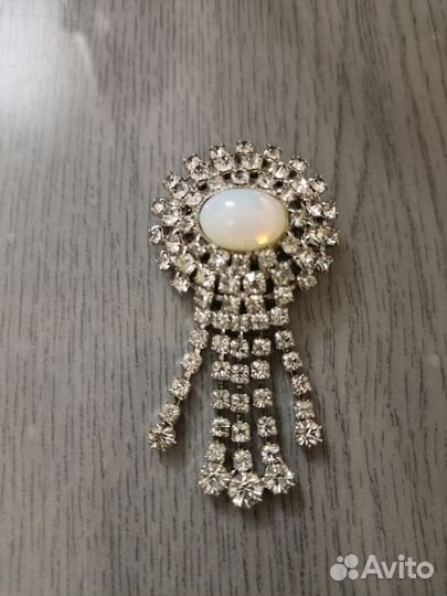 Винтажная брошь Чехословакия, бу