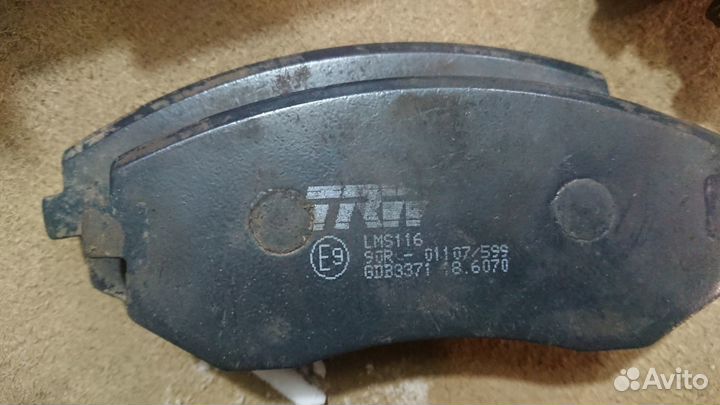 Колодки тормозные TRW subaru forester SG-5