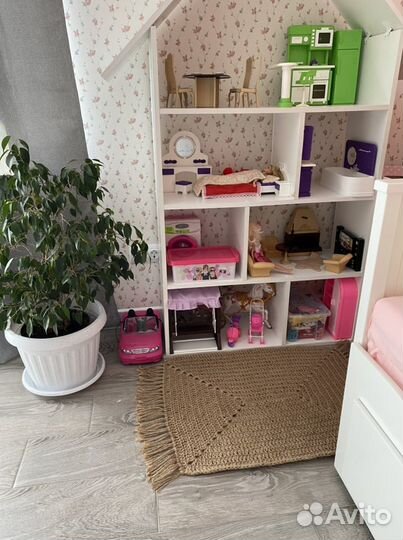 Прямоугольный коврик из джута