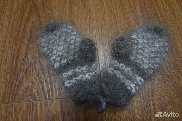 Детские пуховые носки и варежки