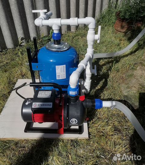 Песочный фильтр для бассейна- пруда 24